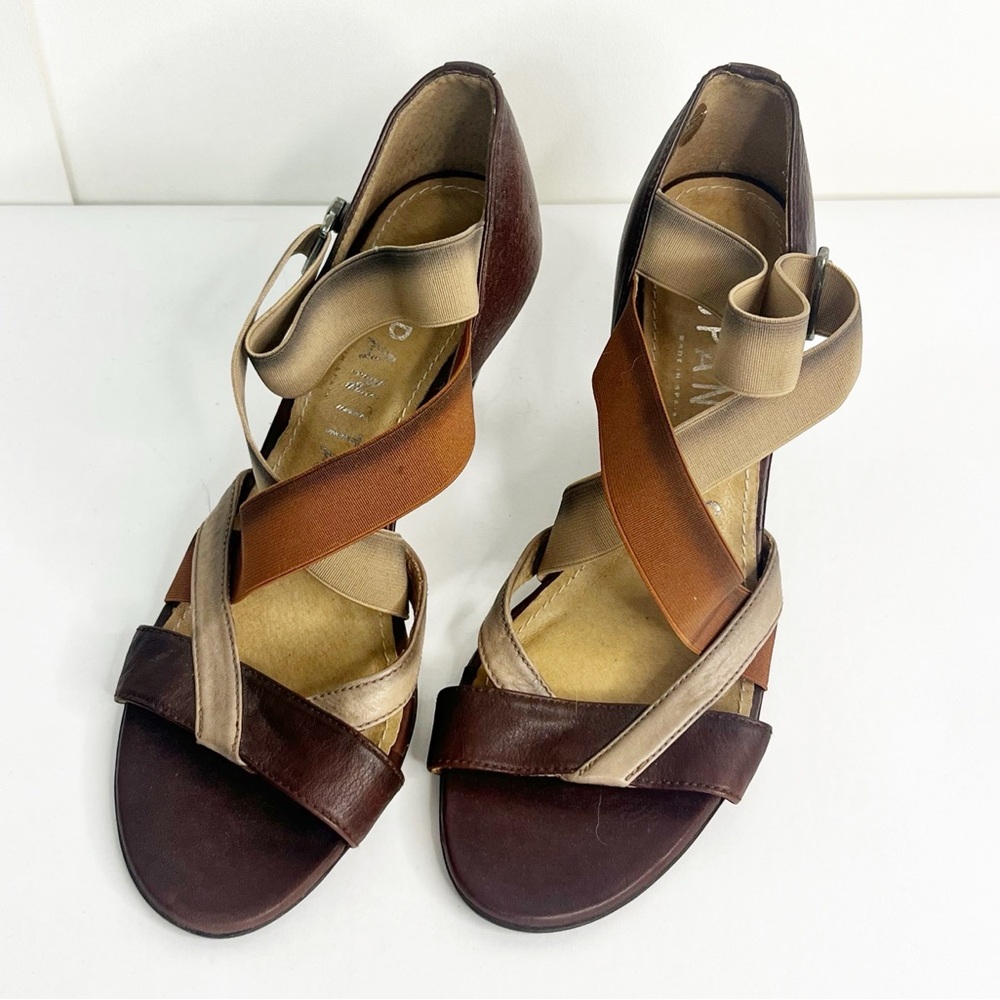 Hispanitas Crisscross‎ Strappy Elastic Heeled Sandals